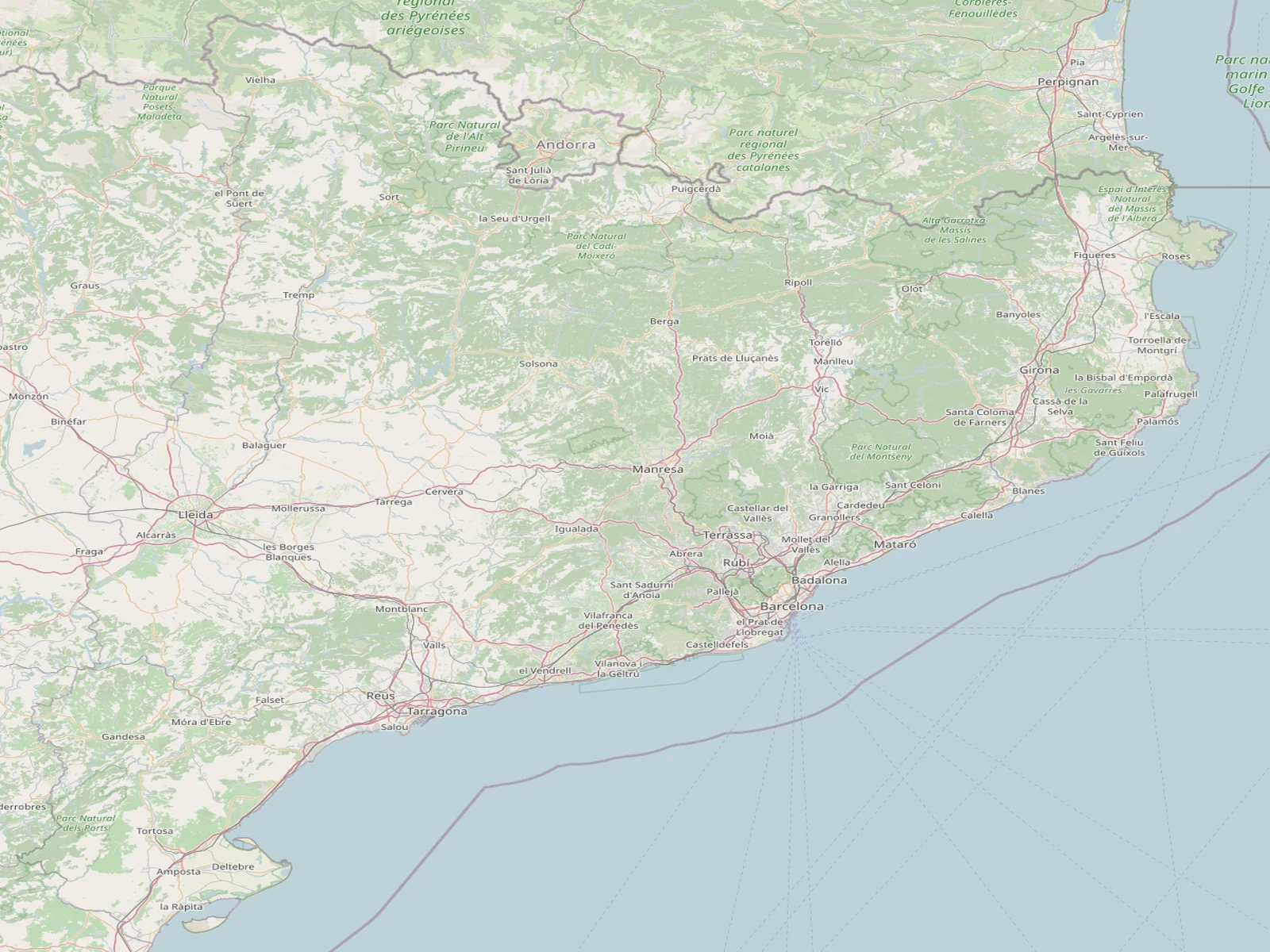 Mapa dels punts de venda de Típics a Catalunya